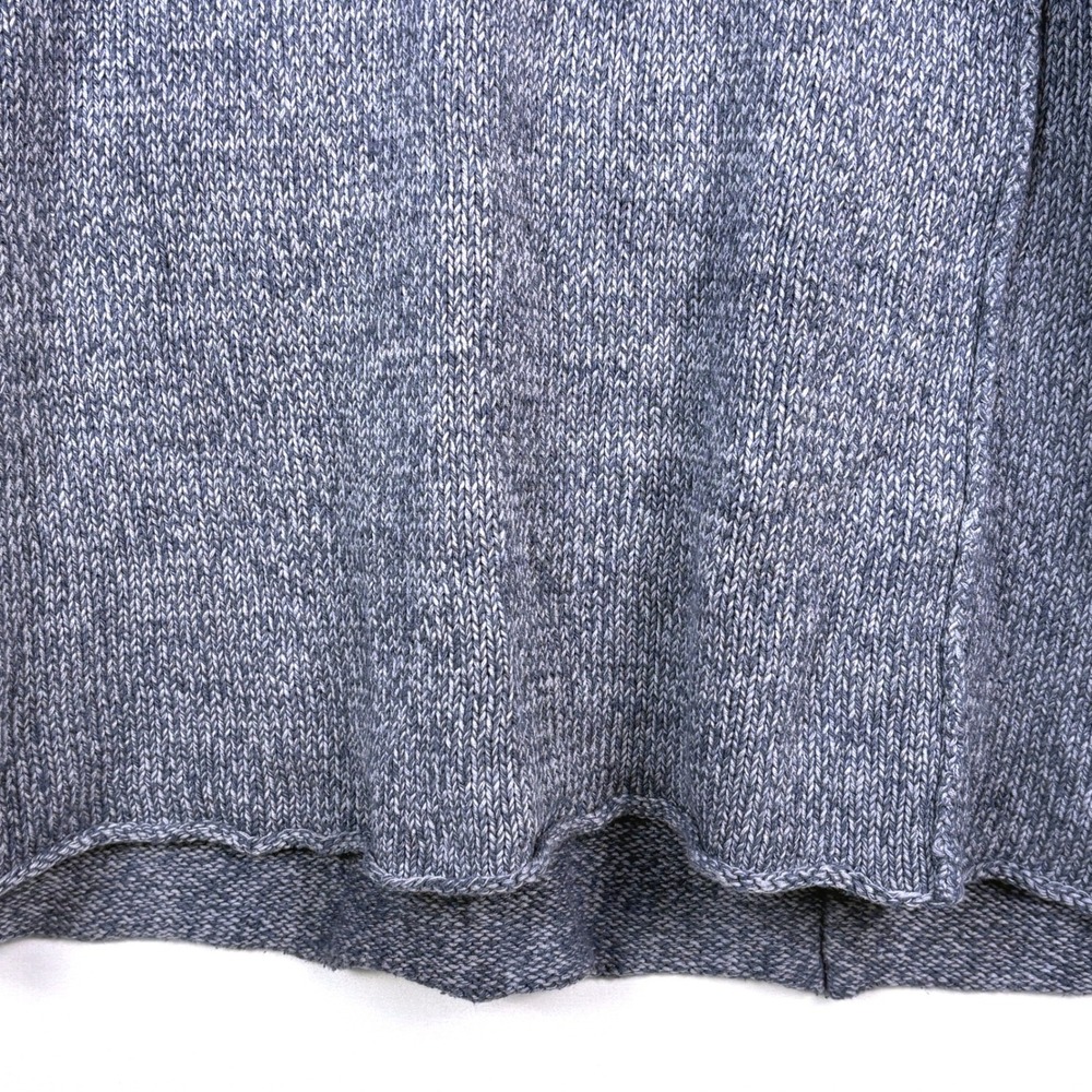 Eileen Fisher Long Sleeve Silk/Cotton Sweater Top 2X Blue Lagenlook Coastal - Picture 2 of 11